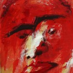 Rote Zora - Acryl auf Papier 2010 (70x90cm)